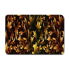 Loral Vintage Pattern Background Small Doormat  by Simbadda