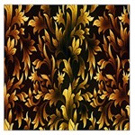 Loral Vintage Pattern Background Large Satin Scarf (Square) Front