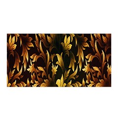 Loral Vintage Pattern Background Satin Wrap