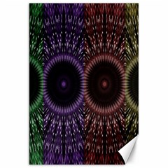 Digital Colored Ornament Computer Graphic Canvas 20  X 30  