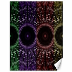 Digital Colored Ornament Computer Graphic Canvas 36  X 48   by Simbadda