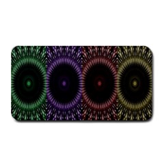 Digital Colored Ornament Computer Graphic Medium Bar Mats by Simbadda