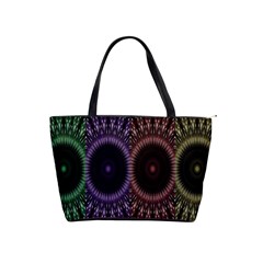 Digital Colored Ornament Computer Graphic Shoulder Handbags by Simbadda