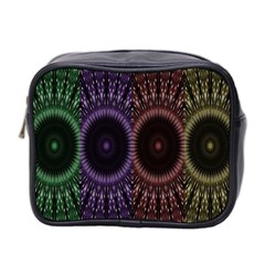 Digital Colored Ornament Computer Graphic Mini Toiletries Bag 2-side by Simbadda