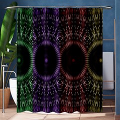 Digital Colored Ornament Computer Graphic Shower Curtain 60  X 72  (medium) 