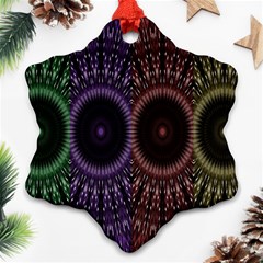 Digital Colored Ornament Computer Graphic Ornament (snowflake)