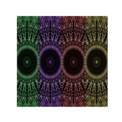 Digital Colored Ornament Computer Graphic Small Satin Scarf (square) by Simbadda