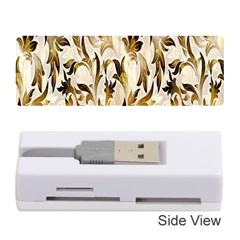 Floral Vintage Pattern Background Memory Card Reader (stick) 