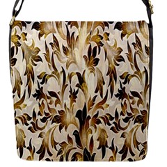 Floral Vintage Pattern Background Flap Messenger Bag (s) by Simbadda