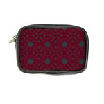 Blue Hot Pink Pattern With Woody Circles Coin Purse Front