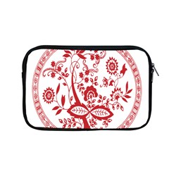 Red Vintage Floral Flowers Decorative Pattern Apple Macbook Pro 13  Zipper Case