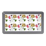 Handmade Pattern With Crazy Flowers Memory Card Reader (Mini) Front