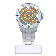 Digital Computer Graphic Geometric Kaleidoscope Plastic Nurses Watch