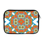 Digital Computer Graphic Geometric Kaleidoscope Apple MacBook Pro 17  Zipper Case Front