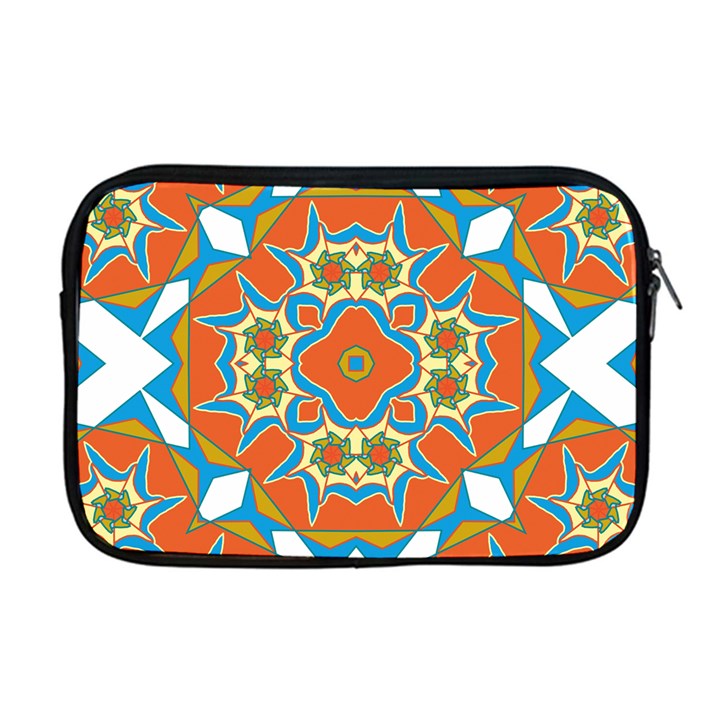 Digital Computer Graphic Geometric Kaleidoscope Apple MacBook Pro 17  Zipper Case