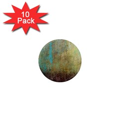 Aqua Textured Abstract 1  Mini Magnet (10 Pack) 