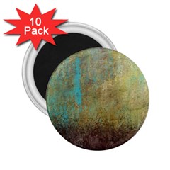 Aqua Textured Abstract 2 25  Magnets (10 Pack)  by digitaldivadesigns