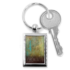 Aqua Textured Abstract Key Chains (rectangle)  by digitaldivadesigns