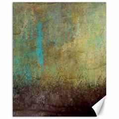 Aqua Textured Abstract Canvas 16  X 20   by digitaldivadesigns