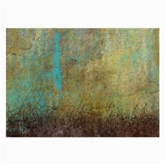 Aqua Textured Abstract Large Glasses Cloth (2-side) by digitaldivadesigns