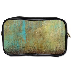 Aqua Textured Abstract Toiletries Bags by digitaldivadesigns