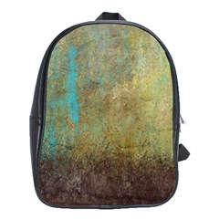 Aqua Textured Abstract School Bags (xl)  by digitaldivadesigns