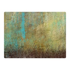 Aqua Textured Abstract Double Sided Flano Blanket (mini) 