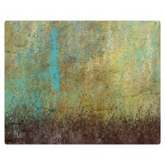 Aqua Textured Abstract Double Sided Flano Blanket (medium) 