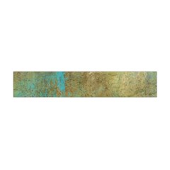 Aqua Textured Abstract Flano Scarf (mini)