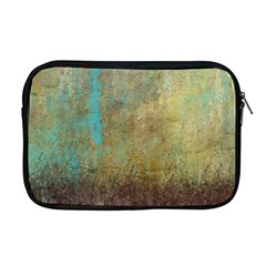 Aqua Textured Abstract Apple Macbook Pro 17  Zipper Case by digitaldivadesigns