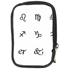 Set Of Black Web Dings On White Background Abstract Symbols Compact Camera Cases