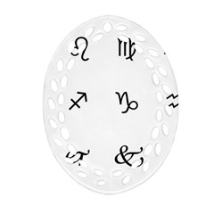 Set Of Black Web Dings On White Background Abstract Symbols Ornament (oval Filigree)