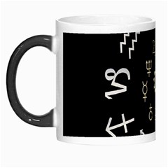 Astrology Chart With Signs And Symbols From The Zodiac Gold Colors Morph Mugs by Amaryn4rt