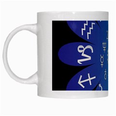 Astrology Birth Signs Chart White Mugs by Amaryn4rt