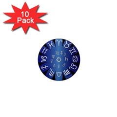 Astrology Birth Signs Chart 1  Mini Magnet (10 Pack)  by Amaryn4rt