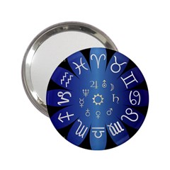 Astrology Birth Signs Chart 2 25  Handbag Mirrors by Amaryn4rt