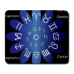 Astrology Birth Signs Chart Large Mousepads by Amaryn4rt