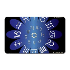 Astrology Birth Signs Chart Magnet (rectangular) by Amaryn4rt