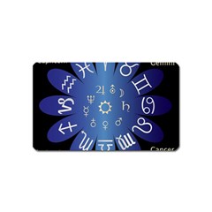 Astrology Birth Signs Chart Magnet (name Card) by Amaryn4rt