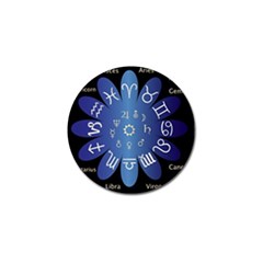 Astrology Birth Signs Chart Golf Ball Marker (10 Pack) by Amaryn4rt