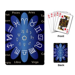 Astrology Birth Signs Chart Playing Card by Amaryn4rt