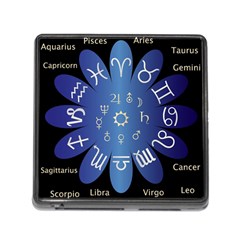 Astrology Birth Signs Chart Memory Card Reader (square) by Amaryn4rt