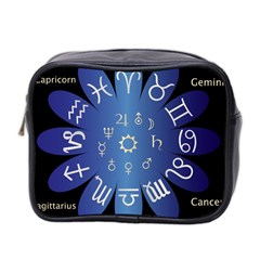 Astrology Birth Signs Chart Mini Toiletries Bag 2-side by Amaryn4rt