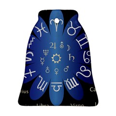 Astrology Birth Signs Chart Ornament (bell)