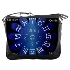 Astrology Birth Signs Chart Messenger Bags by Amaryn4rt