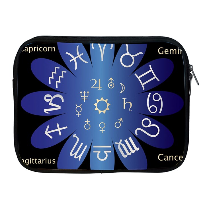 Astrology Birth Signs Chart Apple iPad 2/3/4 Zipper Cases