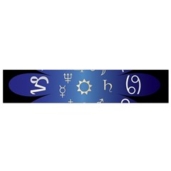 Astrology Birth Signs Chart Flano Scarf (small) by Amaryn4rt