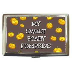 Scary Sweet Funny Cute Pumpkins Hallowen Ecard Cigarette Money Cases by Amaryn4rt