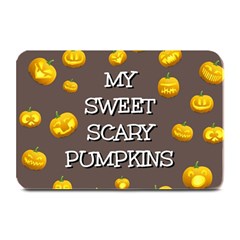 Scary Sweet Funny Cute Pumpkins Hallowen Ecard Plate Mats