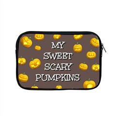 Scary Sweet Funny Cute Pumpkins Hallowen Ecard Apple Macbook Pro 15  Zipper Case by Amaryn4rt